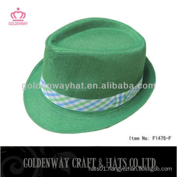 linen fedora hat polyester hats cheap for sale